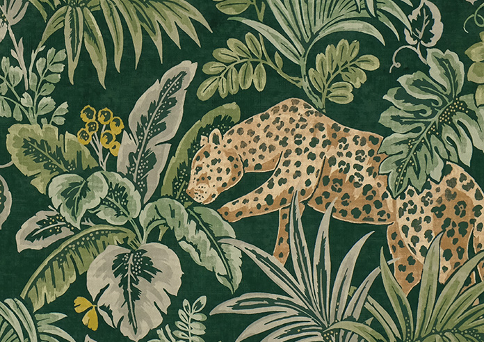 Leopard, Malachite - Roman Blind - Image 7